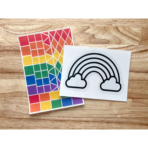 Rainbow Suncatcher Sticker Craft Kit