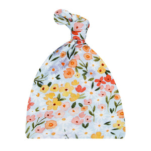 Hadley Floral Top Knot Hat