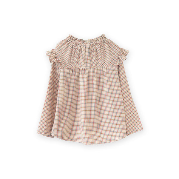 Max Top | Beige Country Check