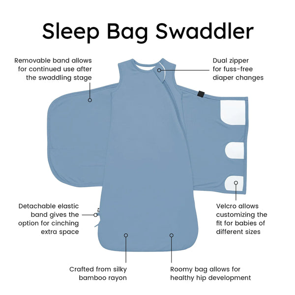 Slate Sleep Bag Swaddler XS