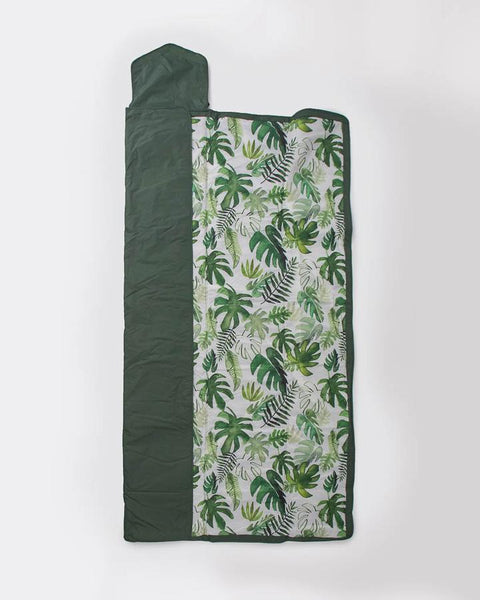 5' x 7' Outdoor Blanket - Tropical Leaf