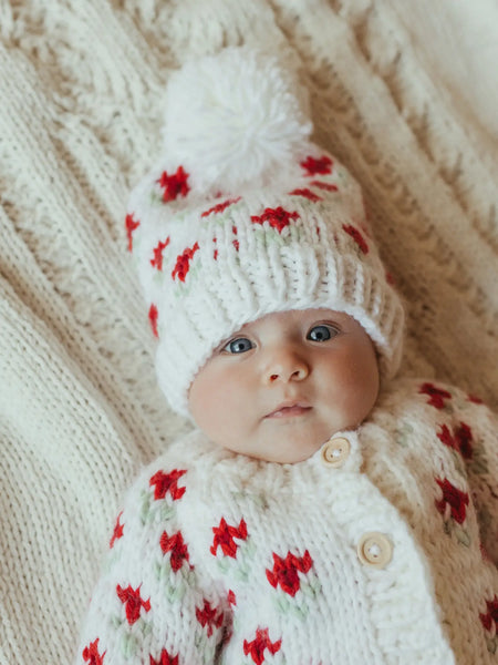 Bitty Blooms Cardigan Sweater