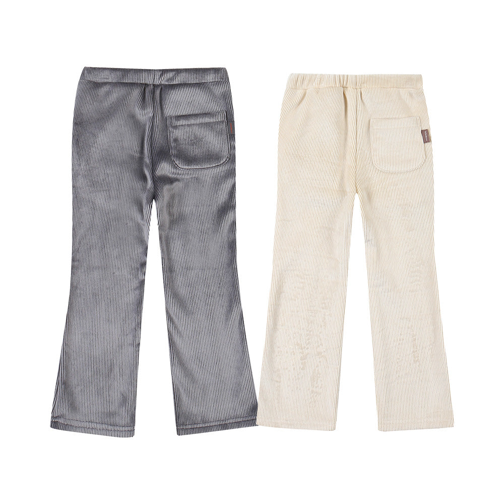 Charcoal Paige Velvet Corduroy Pants