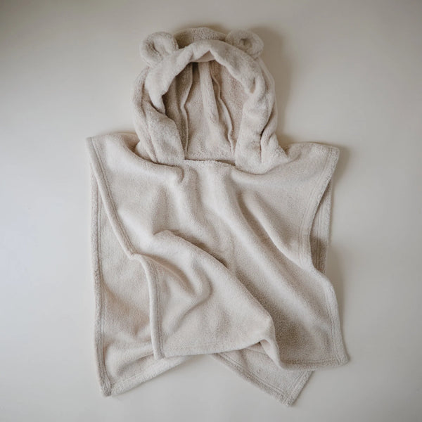 Bear Poncho Towel - Fog