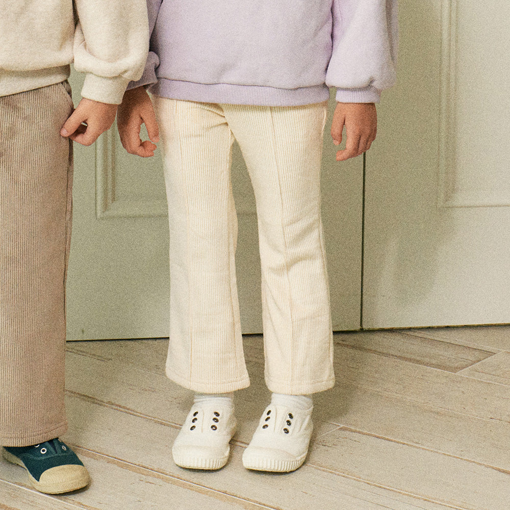 Charcoal Paige Velvet Corduroy Pants