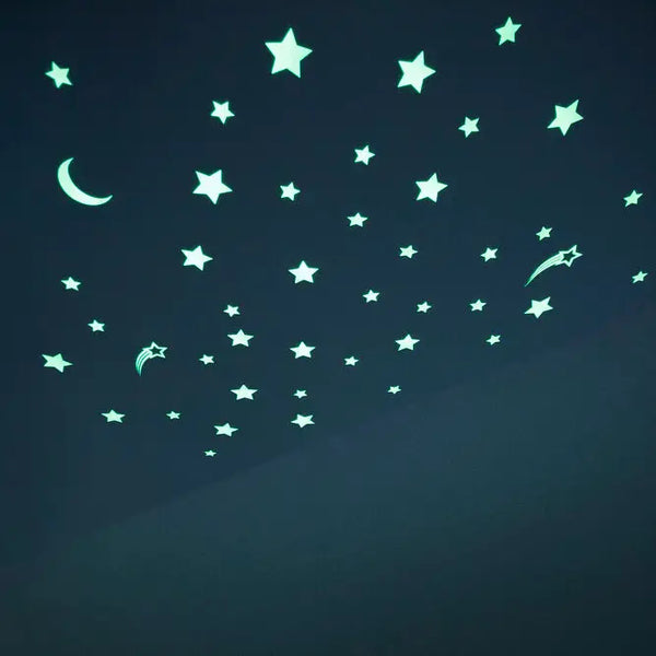 Starry Night Glow Wall Stickers