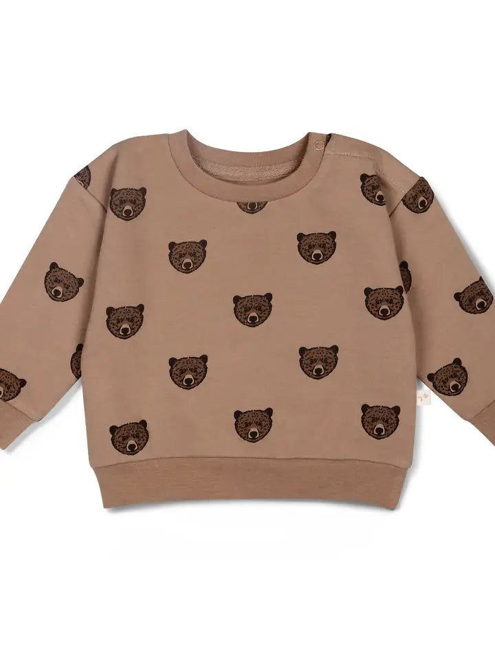 Wild Bear Organic Fleece Sweatshirt