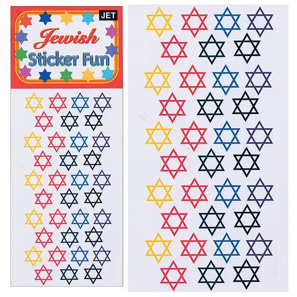 Star of David Stickers - Prismatic