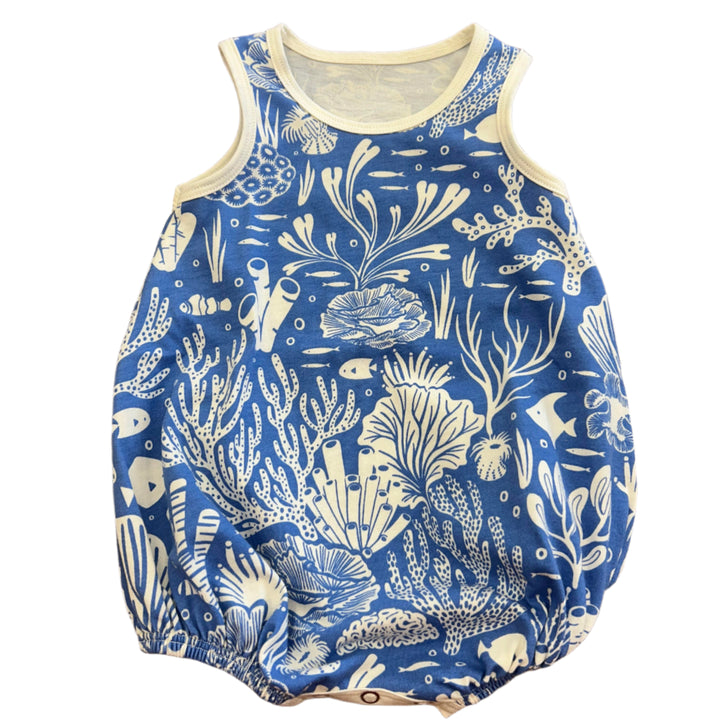 Corals Blue Bubble Romper *