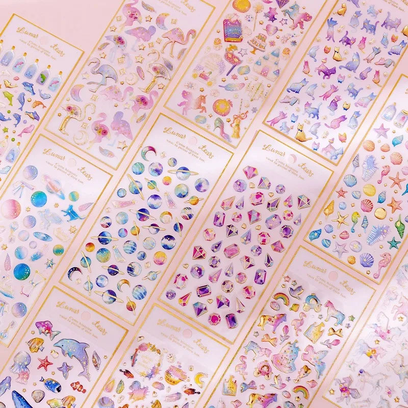 Cats Glitter Magic Stickers