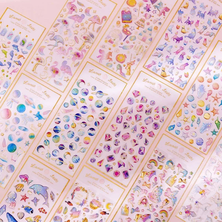 Cats Glitter Magic Stickers