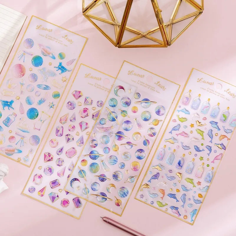Ocean Glitter Magic Stickers