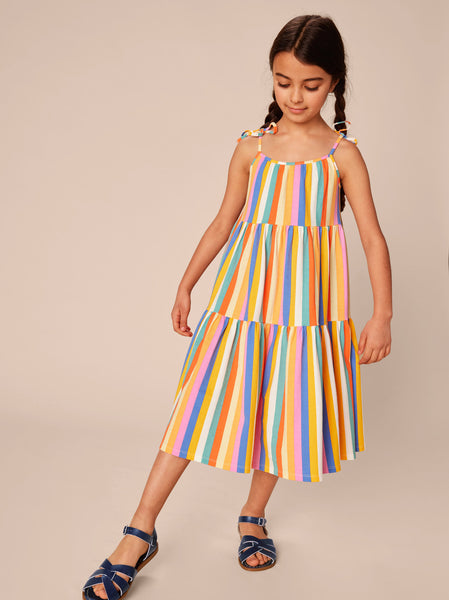 Lamu Sunset Stripe Dress