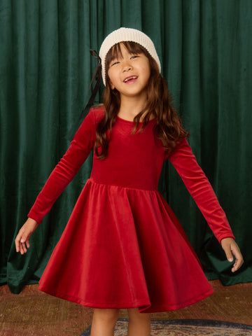 Red Wagon Velour Ballet Dress