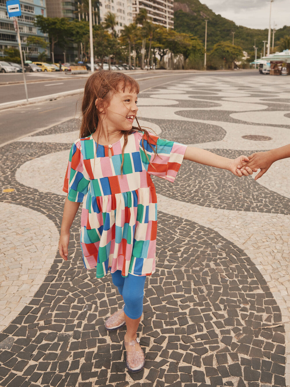 Copacabana Tile Kaftan Dress