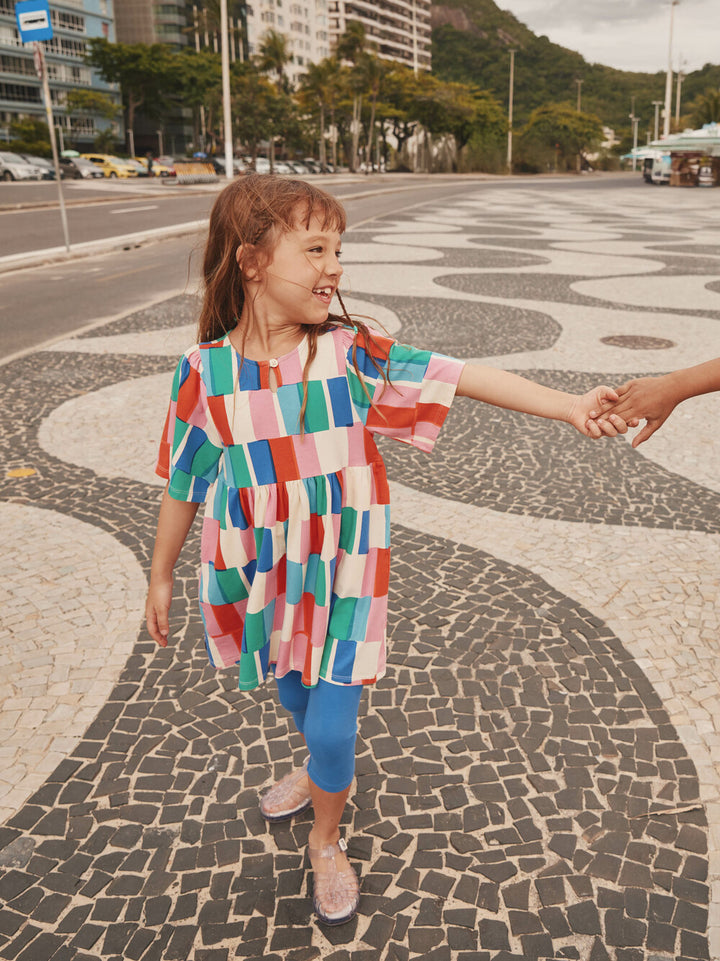 Copacabana Tile Kaftan Dress