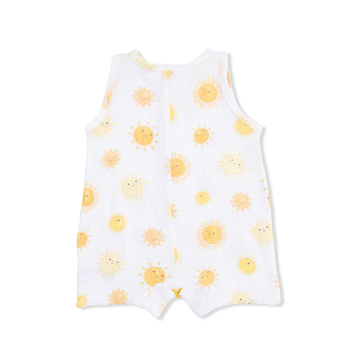 Happy Suns Sleeveless Shortie Romper