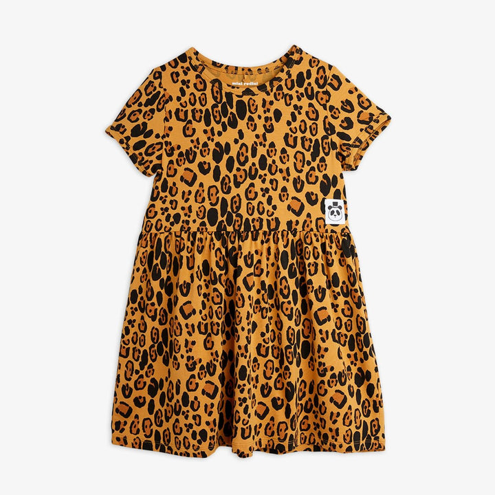 Beige Basic Leopard S/S Dress