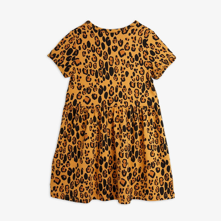 Beige Basic Leopard S/S Dress