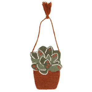 Little Green Plant Woven Wall Hanging