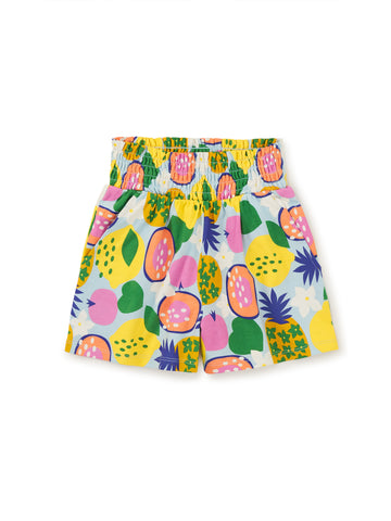 Tropical Fruits High Waist Shorts