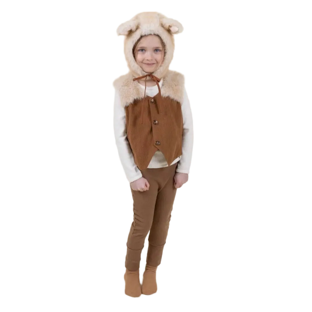 Fox Fur Hat, Vest, & Tail Dress-Up Set