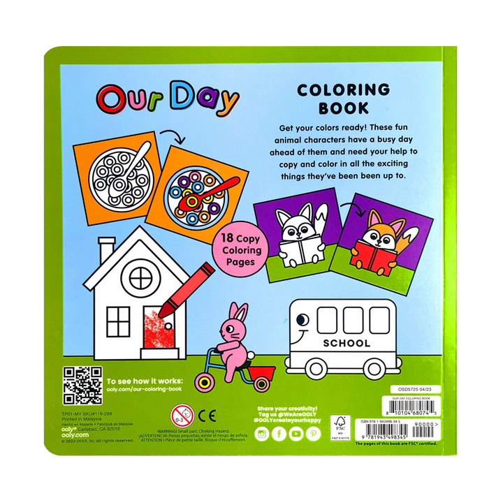 Copy Coloring Book - Our Day