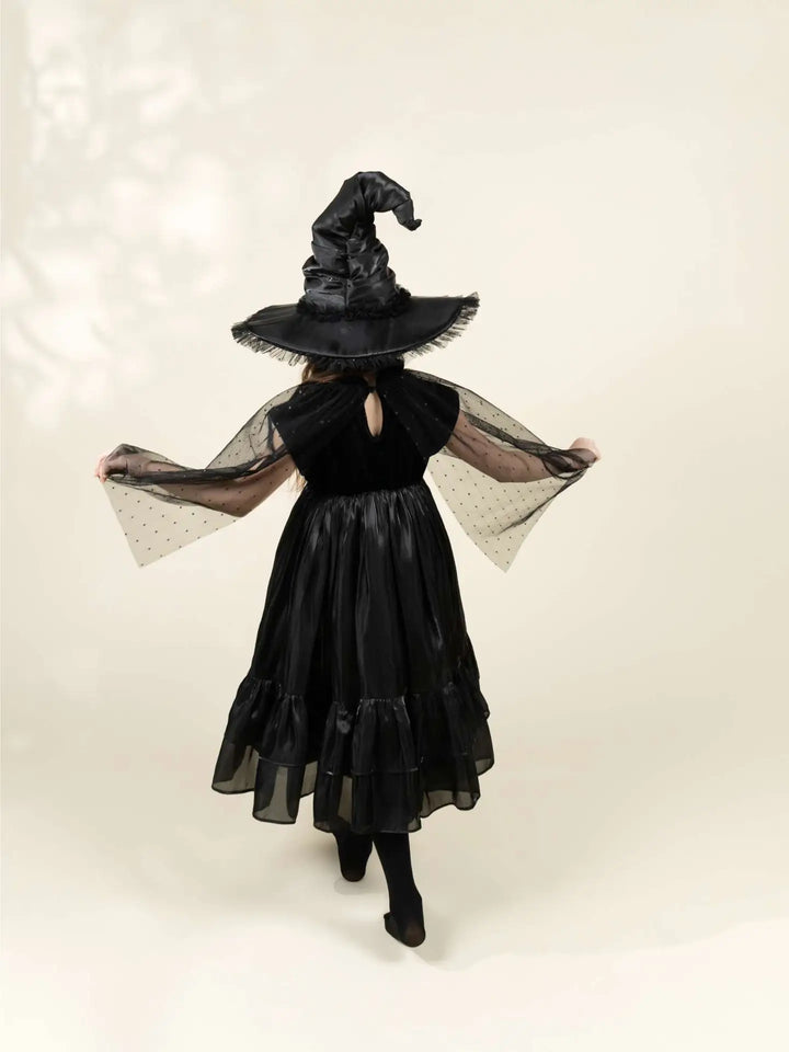 Witch Dress Play Costume with Hat - 5–6 Years