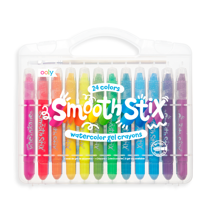 Smooth Stix Watercolor Gel Crayons - 6 colors