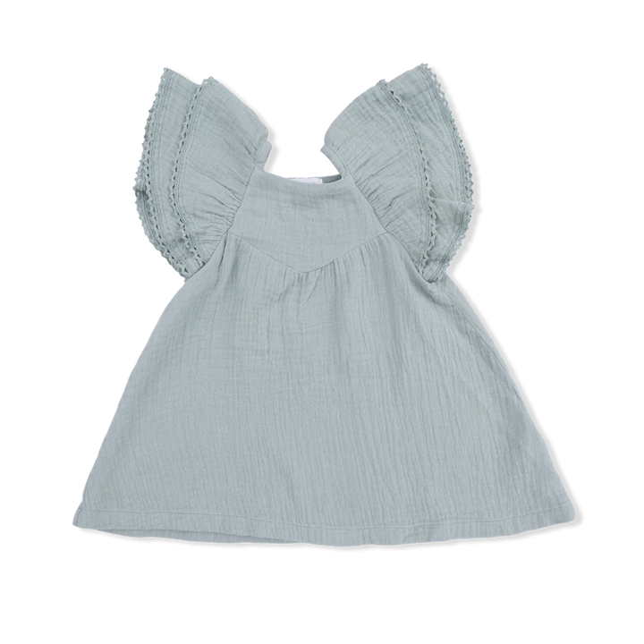 Solid Muslin Jadeite Dress + Bloomer