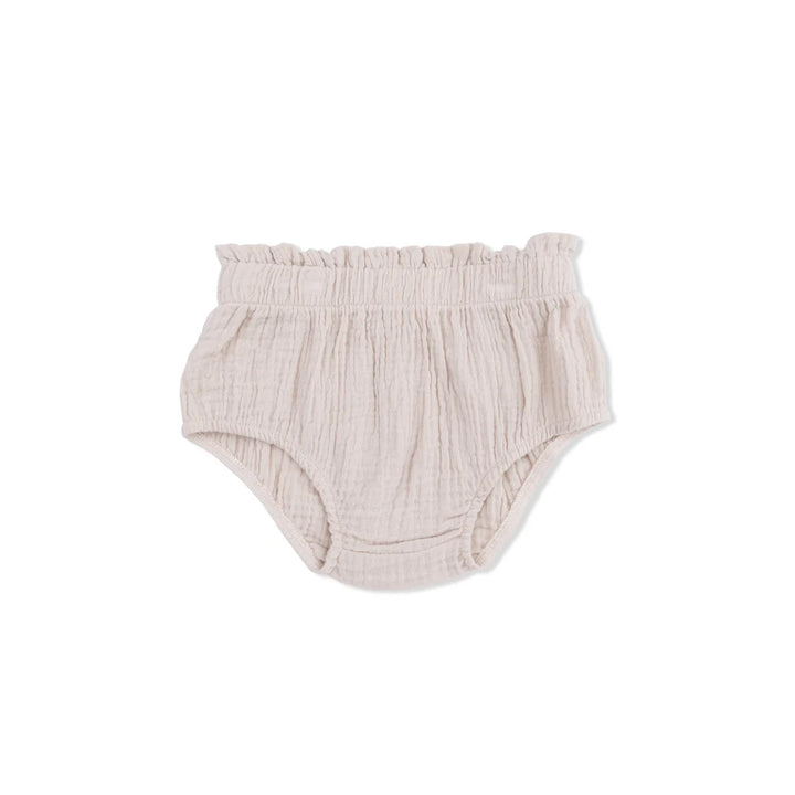 Solid Muslin French Oak Baby Doll Top + Bloomer