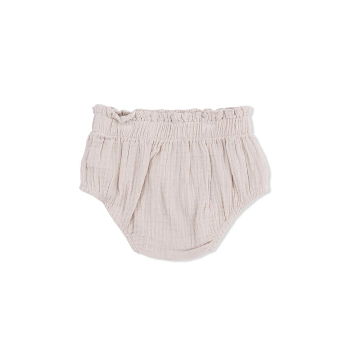 Solid Muslin French Oak Baby Doll Top + Bloomer