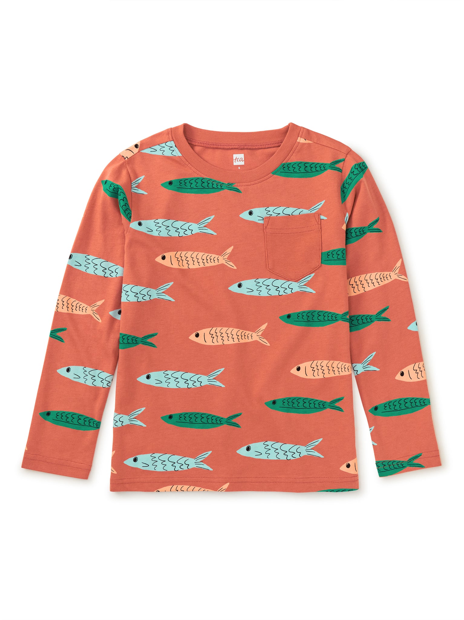 School of Anchovies L/S Pocket Tee