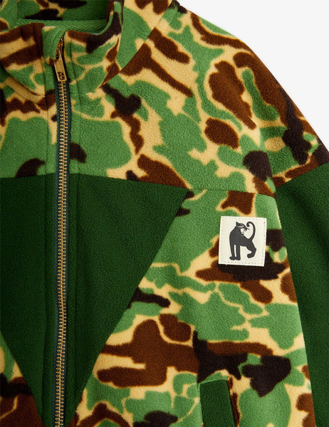 Camo Fleece Zip Jacket