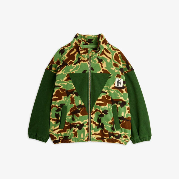 Camo Fleece Zip Jacket