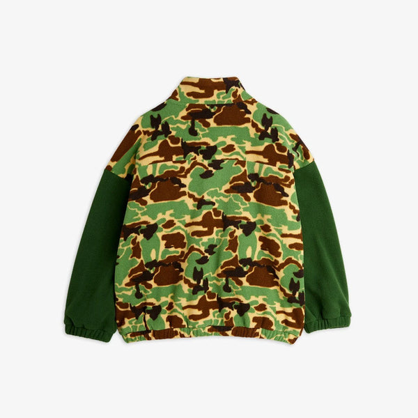 Camo Fleece Zip Jacket