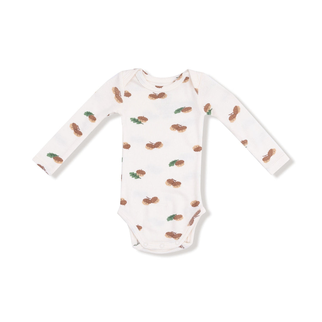 Tiny Acorns Lap Shoulder Bodysuit