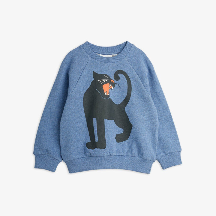 Blue Melange Panther L/S Sweatshirt