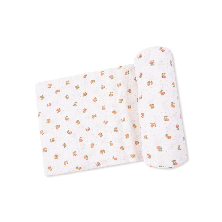 Petite Pointe Fleur Swaddle Blanket