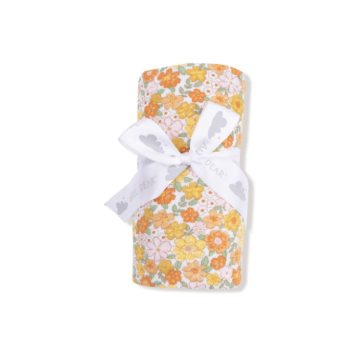Sweet Floral Amber Swaddle Blanket