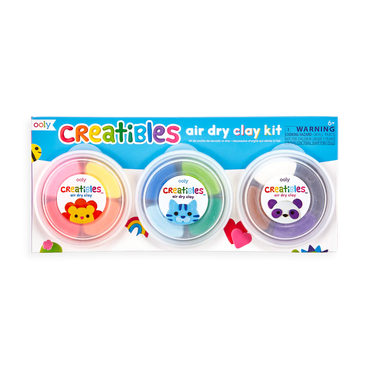 Creatibles Diy Air Dry Clay Kit - Set of 12