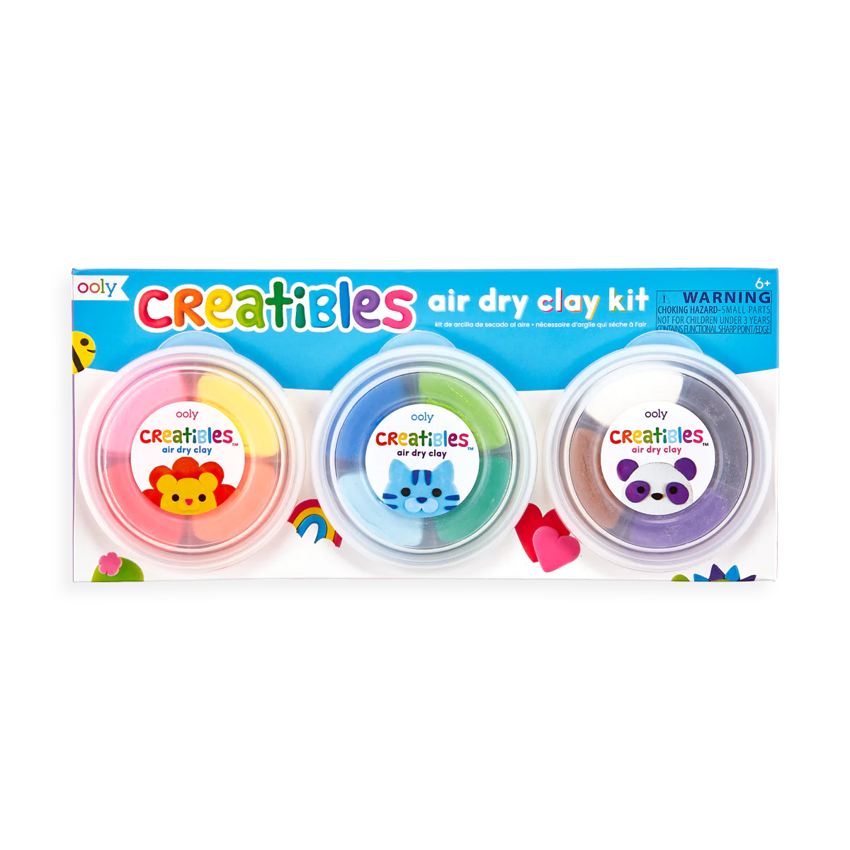 Creatibles Diy Air Dry Clay Kit - Set of 12