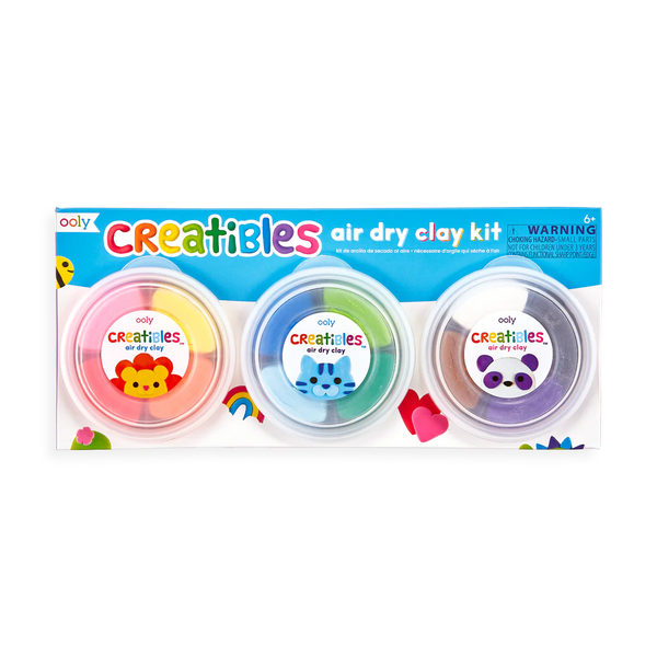 Creatibles Diy Air Dry Clay Kit - Set of 12
