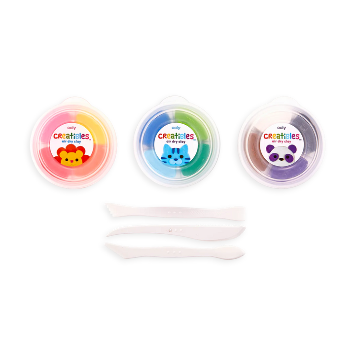 Creatibles Diy Air Dry Clay Kit - Set of 12