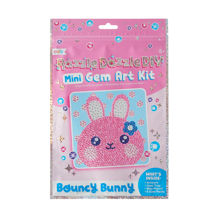 Razzle Dazzle DIY Mini Gem Art Kit: Bouncy Bunny