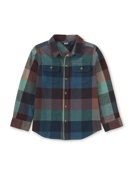 Anatolian Plaid Flannel Button Up Shirt