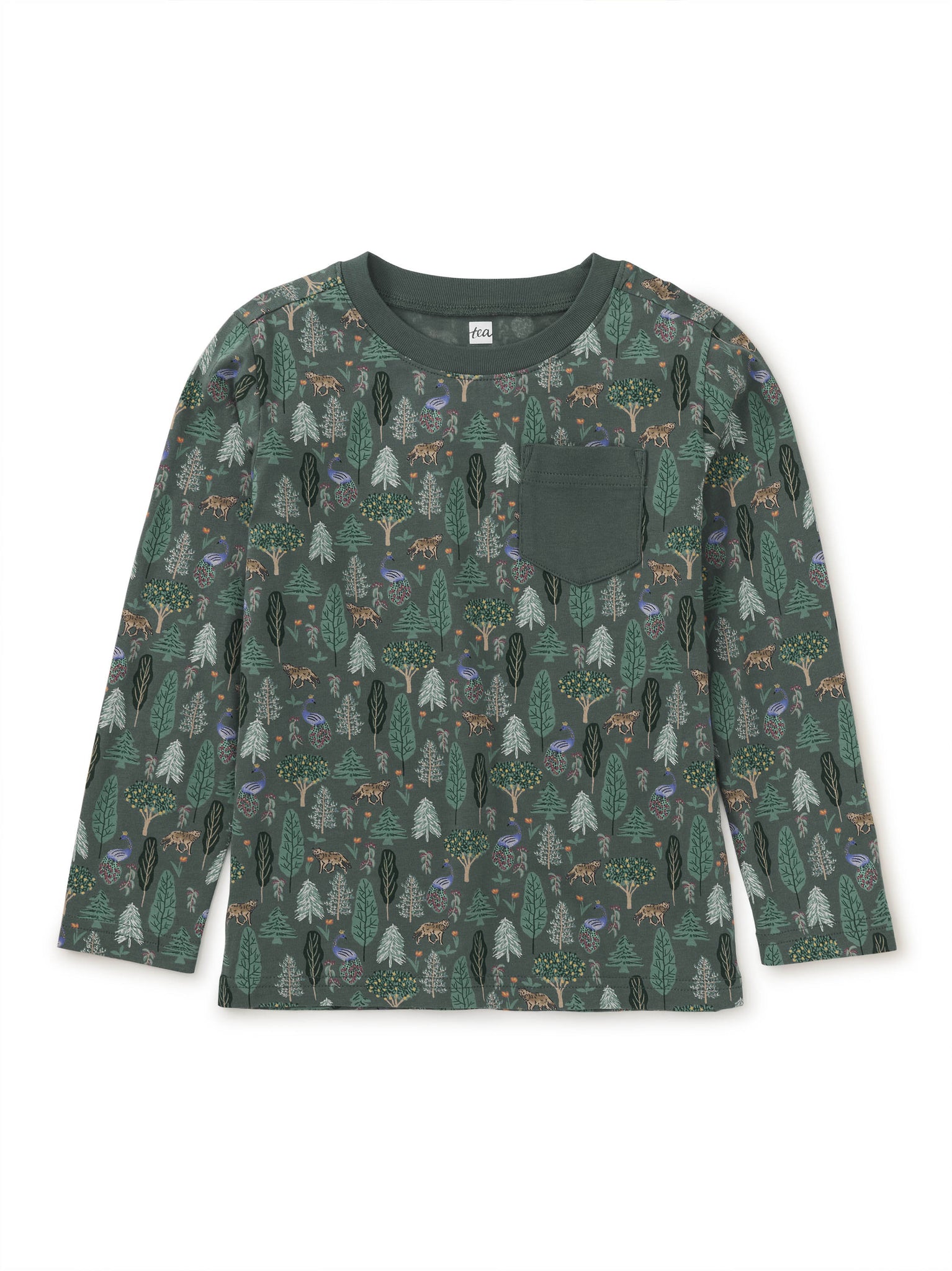 Turkish Forest L/S Pocket Tee