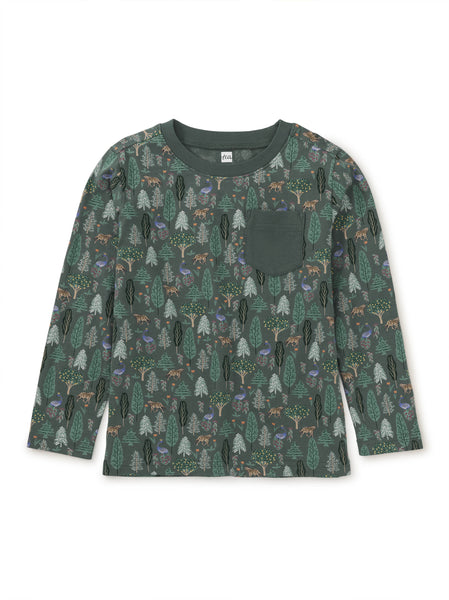 Turkish Forest L/S Pocket Tee