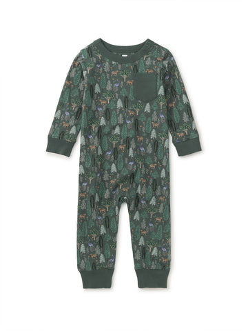 Turkish Forest L/S Pocket Romper