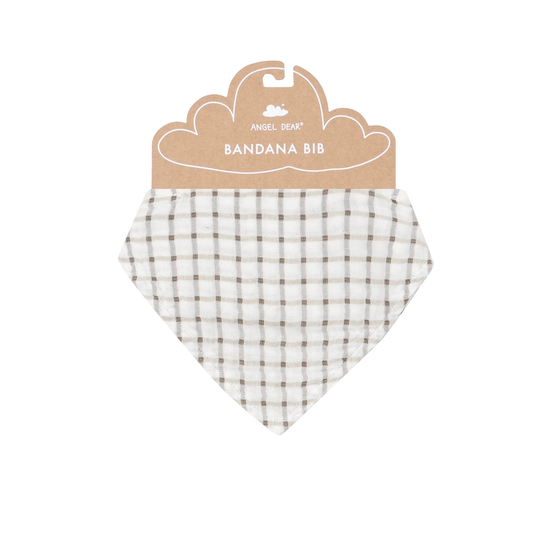 Cozy Plaid Bandana Bib